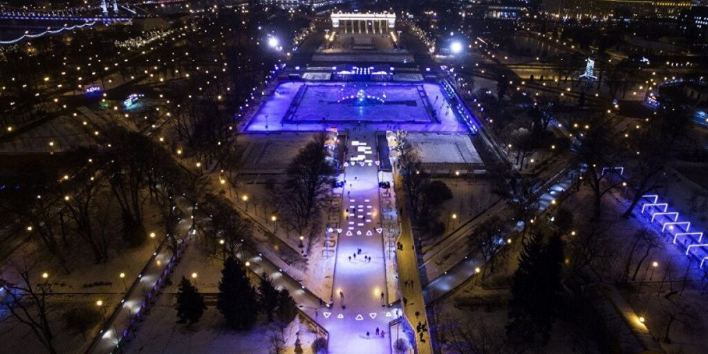Каток в Парке Горького
